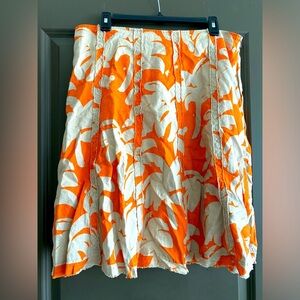 Tommy BAHAMA Summer skirt 100% Linen Size 14